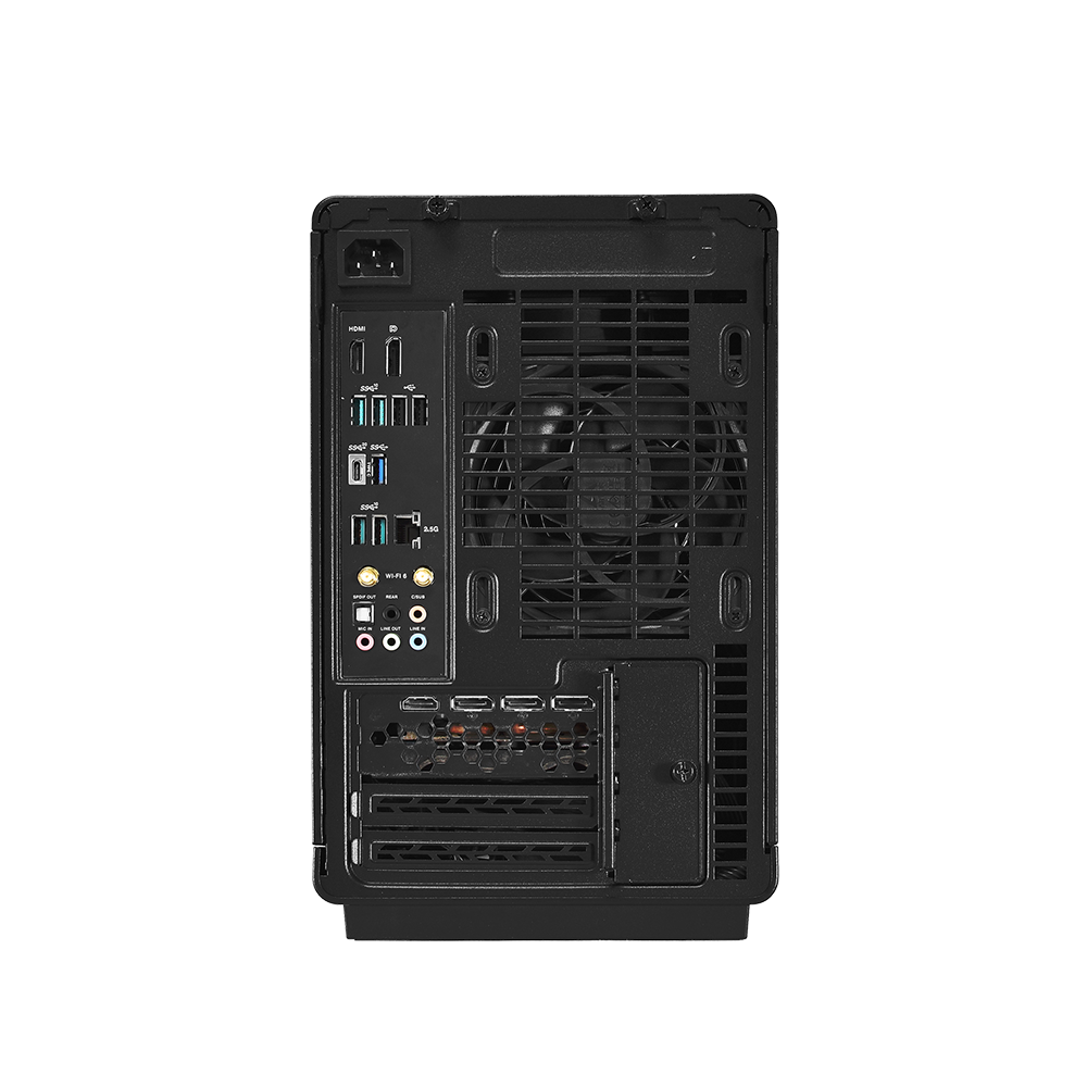 Rear View Of Custom Gaming PC Z55