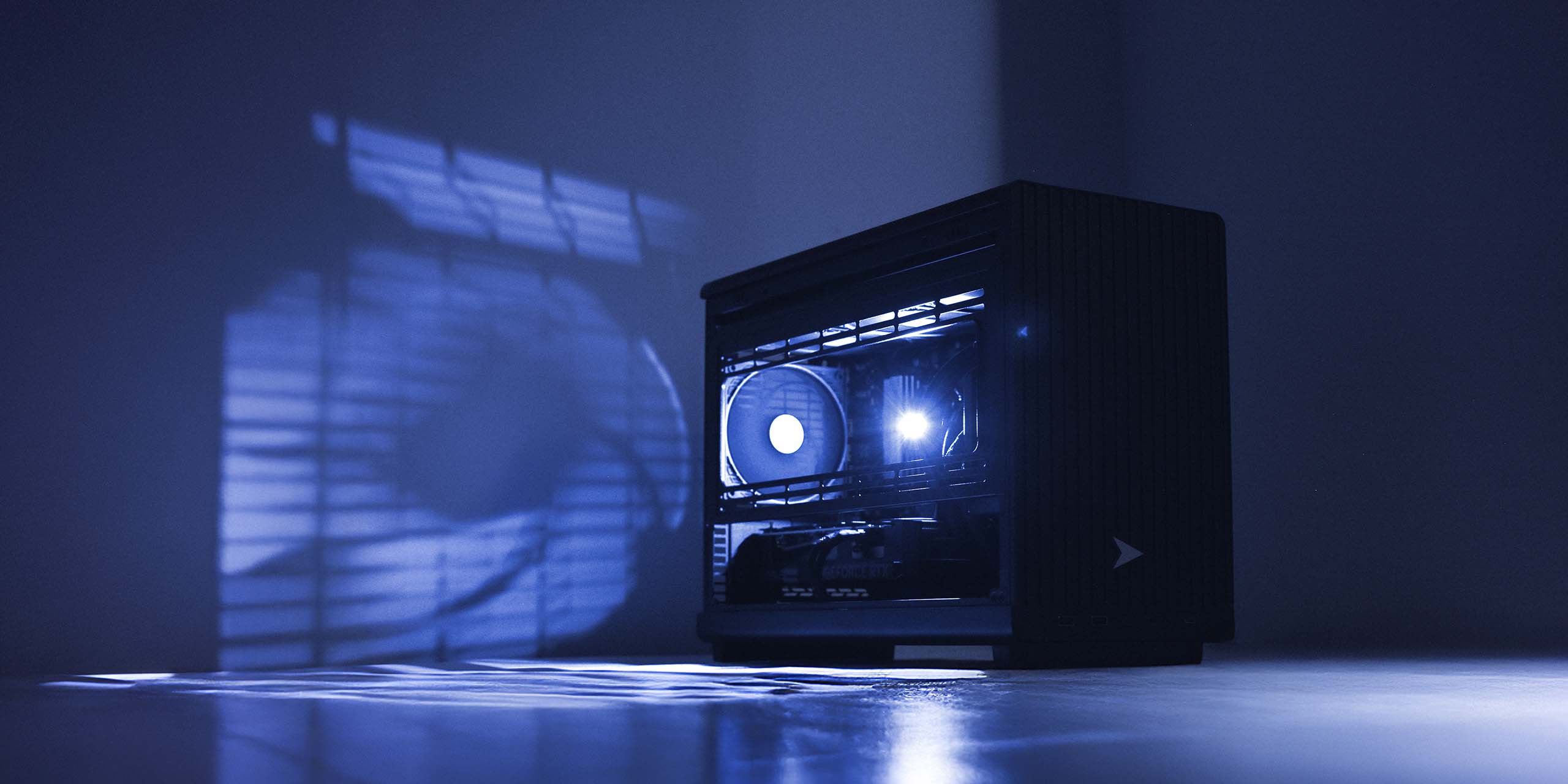 Closeup Of Custom Gaming PC Z55